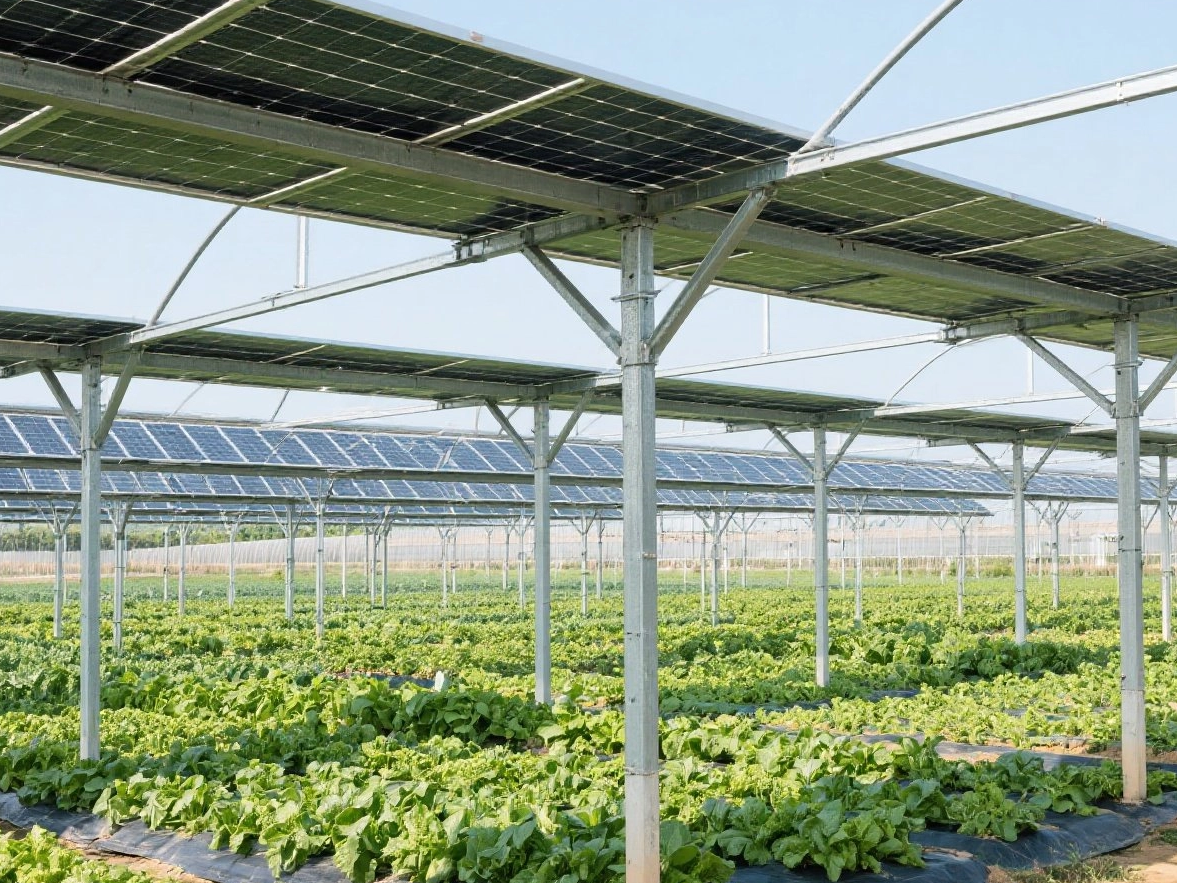 Come bilanciare l'efficienza della generazione di energia e la produzione agricola nella progettazione di rack di progetti agrivoltaici?