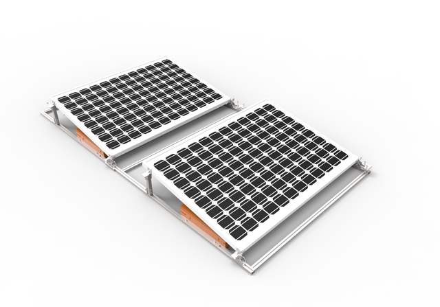 Staffa di montaggio per tetto piano solare fotovoltaico regolabile Scaffalature in alluminio per sistema di energia solare per la casa