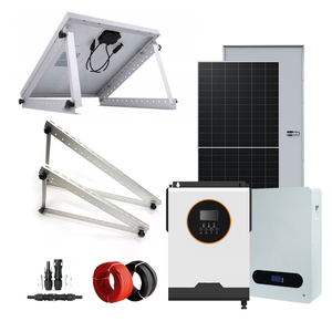 Triangolo regolabile Terpa piatto Montaggio solare con kit per pannelli solari Inverter Sistema di energia solare