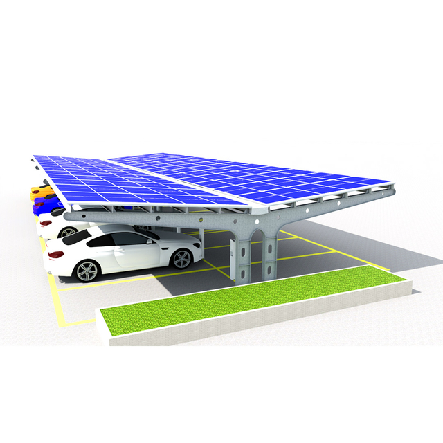 Struttura di montaggio per auto coperto solare impermeabile Parcheggio per auto coperto solare