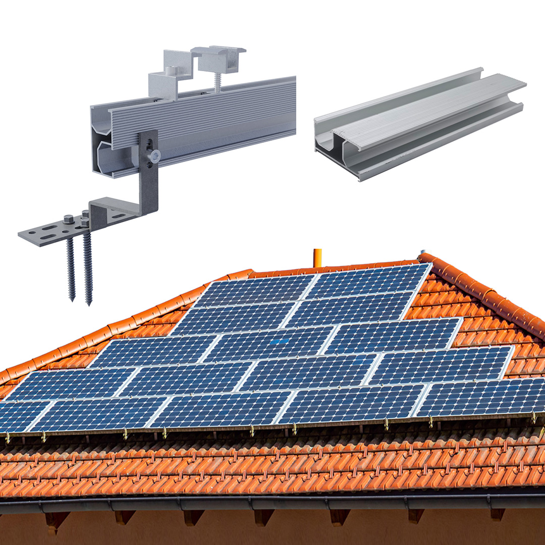 Come installare staffe del pannello solare su superfici diverse?